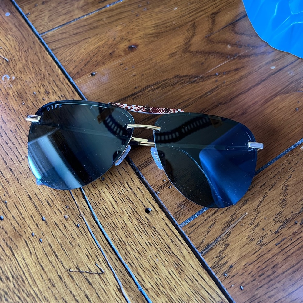 Diff Tahoe aviator sunglasses